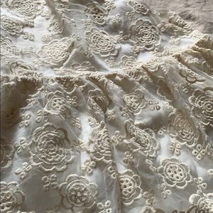 NEW White layered organza cupcake dress NWT